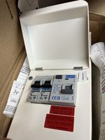 Proteus garage consumer unit 40a RCD 16 and 6a mcb metal clad 2way