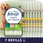 Febreze 3Volution Plug-In Air Freshener Refill, Pack of 7 (20ML x 7), Pet Odour