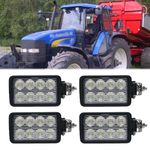 4PCS LED Work Lights with Side Mount Mounting For New Holland TM190 TM175 TM155