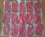 Job Lot x15 Traditional Quality UK Made Cotton Rugby Sports Shorts Red 20-24"
