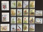 GB QEII Alderney 1994 Flora and Fauna Set of 21 SG A60 - A77 MNH