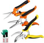 Garden Pruning Shears, Stainless Steel Shears, Scissors, Clippers, Pruning Snips