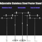 1pc Background Frame Photo Backdrop Stand for Products Mini T-shape Support