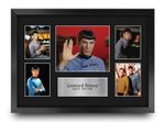 Leonard Nimoy Star Trek A3 Framed Signed Autograph Picture Gift for TV Fans