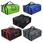 Heavy Duty Pizza Delivery Bag 4x16” Box Fully Insulated Waterproof Takeaway