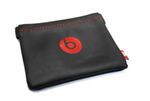Beats By Dr. Dre Earphones Headphones Case Storage Pouch Soft Black & Red