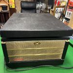 Vintage Portable Cased Record Player and Radio Works Record Player Not Working
