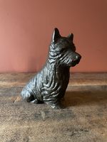 Vintage Black Scottish Terrier (Scotty Dog) Figure / Doorstop Cast Iron