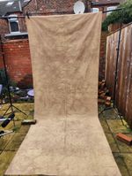 Hand-Painted Canvas Photography Backdrop - Earthy Tan/Brown  background 