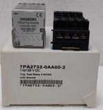 SIEMENS 7PA2732-0AA00-2 110/125VDC TRIP,FAST RELAY 4 NC/NO WITH SOCKET