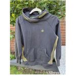Korda Men's Pullover Hoodie Grey/Green M Cotton Fleece Logo Pockets Fishing