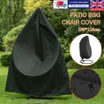 Heavy Duty Hanging Swing Egg Chair Cover Garden Patio Outdoor Sun UV Waterproof