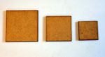 30 x 3mm MDF Wargame D&D Square bases 20mm 25mm 30mm 32mm 35mm 40mm 50mm 60mm