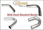 Aluminised Mild Steel Mandrel Bends 38mm - 1.5 inch with Qty Discount Offer