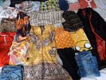 21 Items  VINTAGE RETRO FESTIVAL Clothing Bundle Job Lot 5 KG 