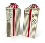 Vintage 1962 Napco Christmas Present Salt & Pepper Shakers Japan Multicolor