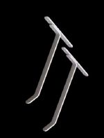 Radiator Shelf Brackets Easy Fit White, One Pair, Comes with set of screws Czyz®