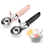 Stainless Steel Kitchen Tool Ice Cream Scoop Mash Potato Spoon Ball Scooper