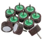 60 Grit 50mm Flap Wheel Disc Abrasive Sanding Pads For Drills Grinders 6mm Shank