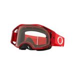 Oakley Airbrake MX Goggles Off-Road Moto Red Clear Lens