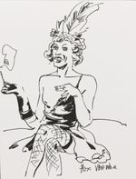 Alex Varenne Original Signed Drawing A3 French Comic Illustration