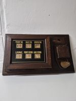 butlers and servants bell indicator box 