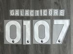 2025-2026 Premier League White Letter Number Name Set Print Adult Size
