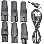 Universal USB charging cable set for shavers / trimmers / groomers- 8 pieces set