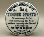 Antique Woods Areca Nut Toothpaste Pot Lid