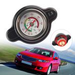 High Pressure Radiator Cap 1.8 Bar Temp Gauge for Honda Kawasaki Yamaha