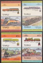 Tuvalu 1984 SG241-248 Leaders of the World Locomotives (1st Series) Set of 8 MNH