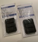 2 x Genuine Volvo Brake/Clutch Pedal Pad. 1272027. 140/240/740/940 & More