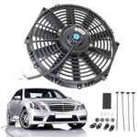 12"UNIVERSAL STRAIGHT BLADE ELECTRIC COOLING RADIATOR FAN CAR PUSH PULL UK KITS