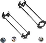 2 Pcs Multifunctional Sink Wrench, 11 Sizes Basin Wrench Carbon Steel Bath Tap S