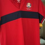 Ryder Cup 2023 Marco Simone Rome Italy Golf Red Polo Shirt Size L