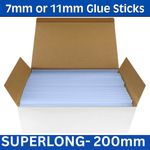 HOT MELT GLUE STICKS FOR ELECTRIC GUN CRAFT TOOL 7MM 11MM x 100MM 200MM