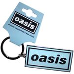 Oasis Metal Keyring Keychain Blue new *Official*