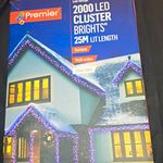 Premier LED 2000 Cluster Brights Multicolour 25m Low Voltage Multi-Action