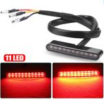 Motorcycle 11 LED Tail Light Running Rear Stop Brake Lamp Universal Motorbike*