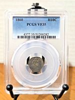1860 Liberty Seated Half Dime PCGS VF35 Very Fine 35 #51200282