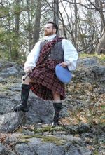 Men's Traditional Handmade Scottish Highland Vintage Great Kilt in 80+ Tartans
