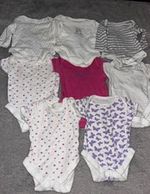 Baby Girls Tiny Baby Vests, Hat, Cardigan And Bib