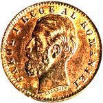 Very Rare Romania Coin of 1880 0f 2 Bani. Very very low Mintage.