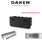 DAKEN Toolbox JUST 750 x 350 x 300 with BRACKETS 4x Truck Storage Box Tool Box