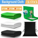 2M 3M Photography Backdrop Photo Background Muslin Cloth Fabric Screen Studio
