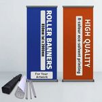 Roller Banner Printed Your Artwork Pull Up Stand Display- Carry Bag 85cm x 200cm