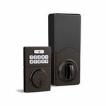 Schlage J-Series Deadbolt Smart Electronic Keypad Bronze JBE109 GAT 716