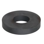Y30BH Ferrite Ring Magnet - 72mm O.D x 30mm I.D x 12mm thick - 6.4kg Pull