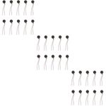 Black Mini Flat Vibration Motors Practical Use for Electronics 30Pcs