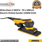 Mirka Deos 383CV Electric Orbital Sander 3.0MM 220-240V Orbit 70 x 198mm